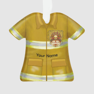 Flammen Schild Feuerwehrmann Schmuck Ornament