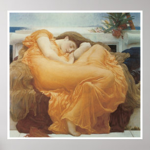 Flammen von Juni, C. Lord 1895 Frederic Leighton Poster