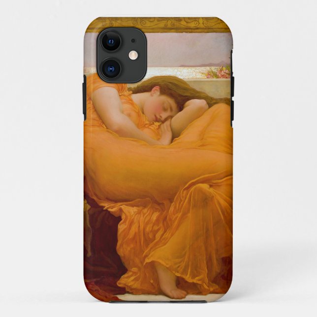 Flammen von Juni durch Sir Frederic Leighton Case-Mate iPhone Hülle (Rückseite)