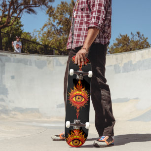 Flammenauge: Anzaubern Skateboard