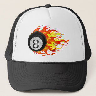 Flammenball 8 truckerkappe