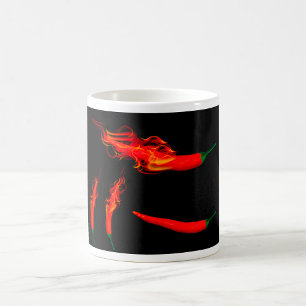 Flammende Chili Paprika Kaffeetasse