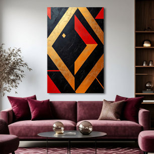 Flammende Geometrien Poster