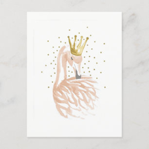 flammende Rose Postkarte