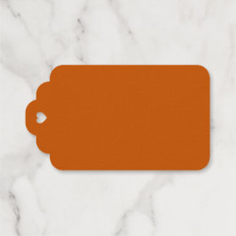 Flammendes Orange Geschenkanhänger