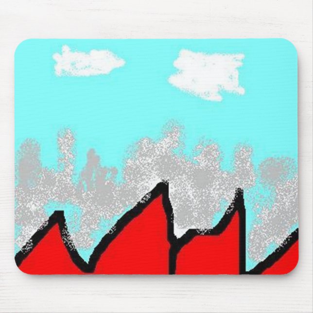 Flammenfeuer Mousepad (Vorne)