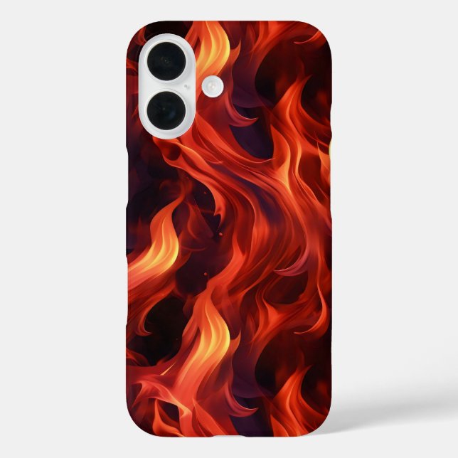 Flammenfeuermuster Case-Mate iPhone Hülle (Rückseite)