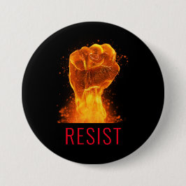 Flammenforst-Resist-Aktivist Button