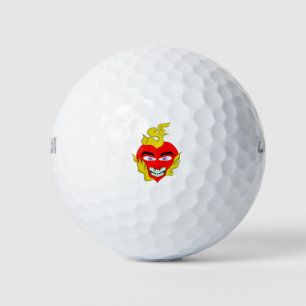 Flammenherz Golfball