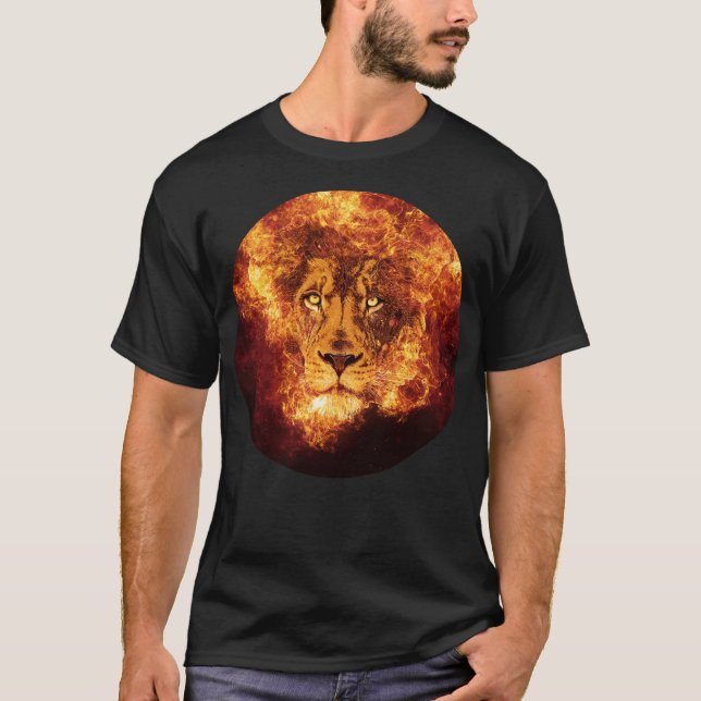 Flammenion von Judah T-Shirt (Vorderseite)
