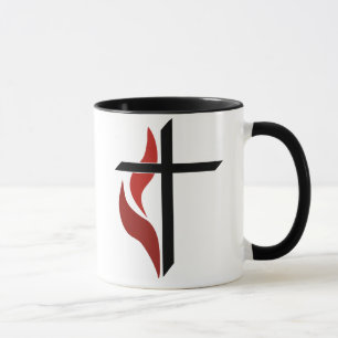 Flammenkreuz Tasse