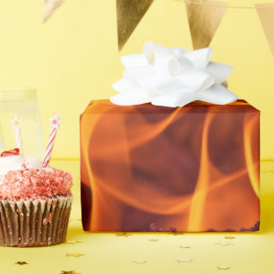 Flammenmakro Geschenkpapier