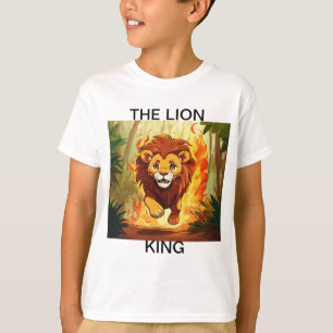 "Flammenmut - Löwe in Flammen-T - Shirt" T-Shirt