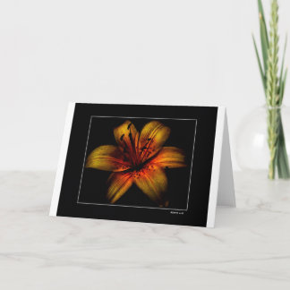 Flammenpassion-Blume Karte