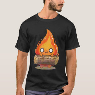 Flammenprotokoll des Whimsical Cartoon T-Shirt
