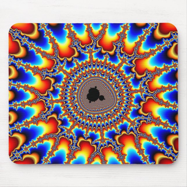 Flammenring Mousepad (Vorne)