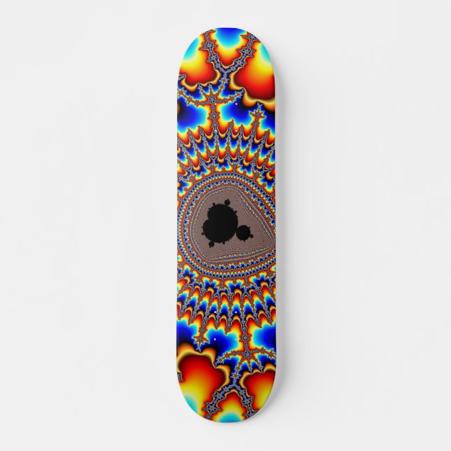 Flammenring Skateboard (Vorne)
