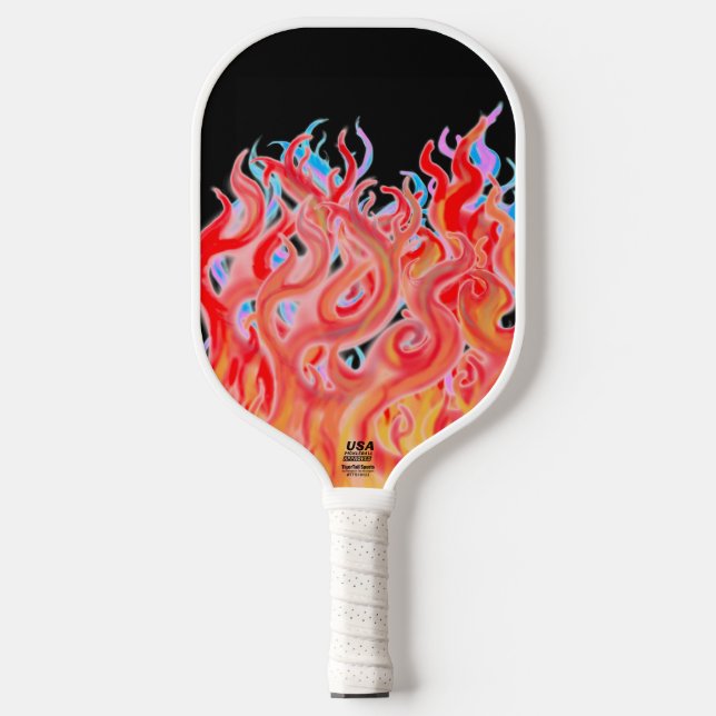 Flammensattel Pickleball Schläger (Vorderseite)