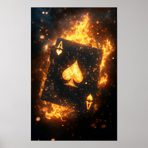 Flammensäule Poster