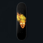 Flammenschädel Skateboard<br><div class="desc">Dieses Design kann personalisiert werden, indem Sie die Option Anpassen auswählen, um Text hinzuzufügen oder andere Änderungen vorzunehmen. Wenn dieses Produkt die Möglichkeit hat, das Design auf einen anderen Gegenstand zu übertragen, stellen Sie bitte sicher, dass das Design bei Bedarf angepasst wird. Kontaktieren Sie mich unter colorflowcreations@gmail.com , wenn Sie...</div>