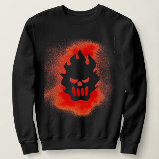 Flammenschädel Sweatshirt
