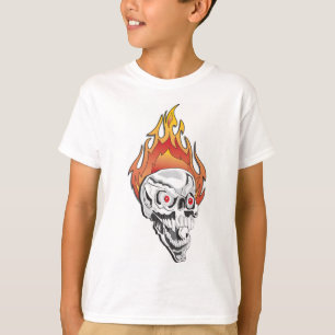Flammenschädel T-Shirt