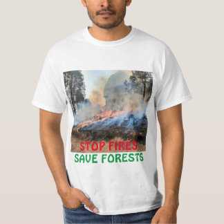 Flammenschutz: Schutz unserer Wertvollen Wälder T-Shirt