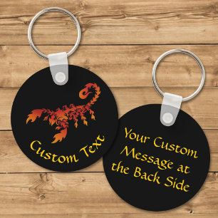 Flammenskorpion-Schlüsselanhänger Schlüsselanhänger