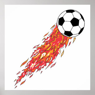 Flammensoccer Poster