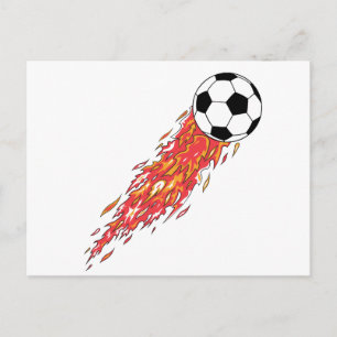 Flammensoccer Postkarte