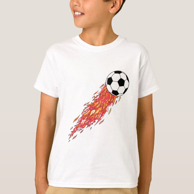 Flammensoccer T-Shirt (Vorderseite)