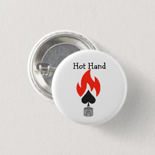 Flammenspade und Chips Button