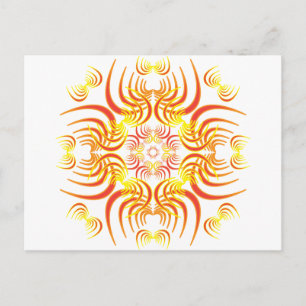 Flammenspikes Postkarte