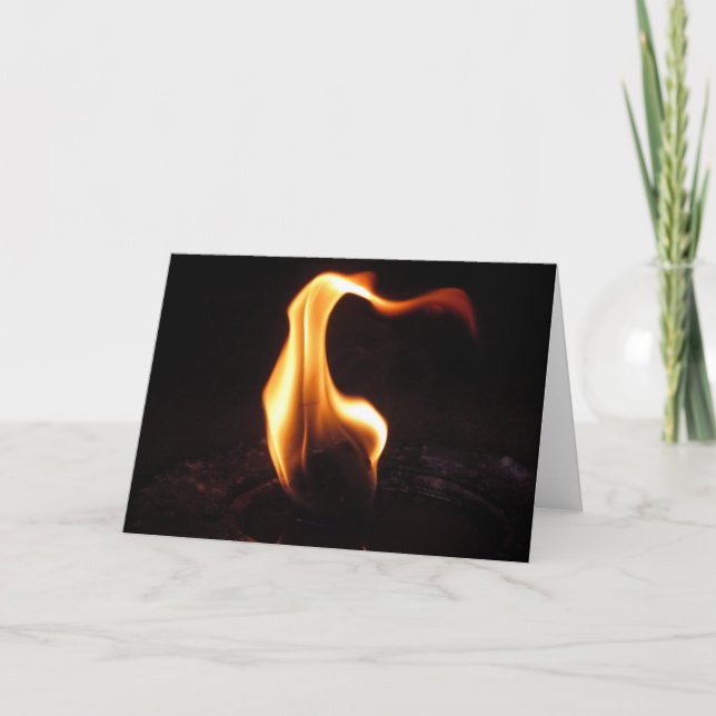 Flammenwelle Karte (Vorderseite)