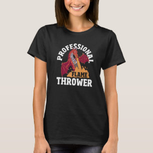Flammenwurfturm Feuerlöscher Flammenwerfer Flammen T-Shirt