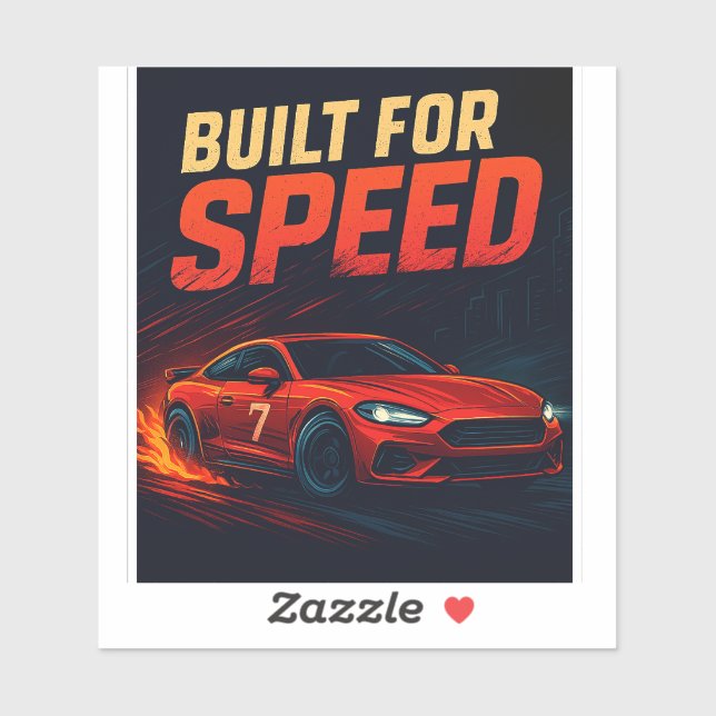 Flamte the Road Aufkleber (Blatt)