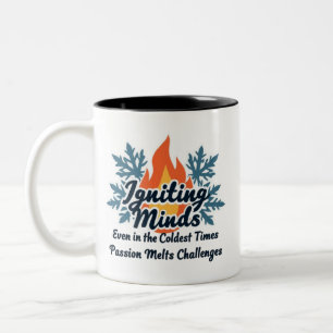 Flamting Minds Inspirational Winter Passion Zweifarbige Tasse