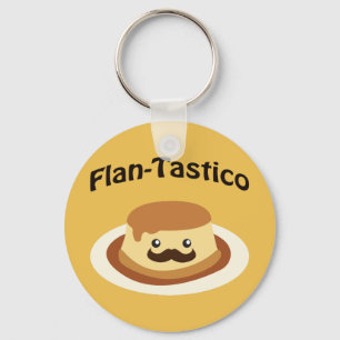 Flan-Tastico! Niedlich Flan Schlüsselanhänger
