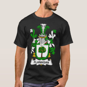 Flanagan Coat of Arms Familienwappen T-Shirt