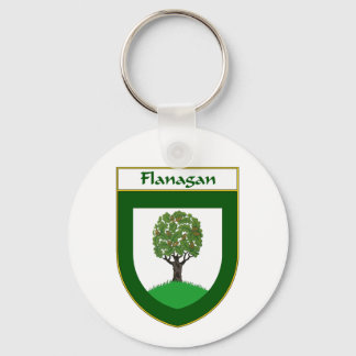 Flanagan-Wappen/Familienwappen Schlüsselanhänger