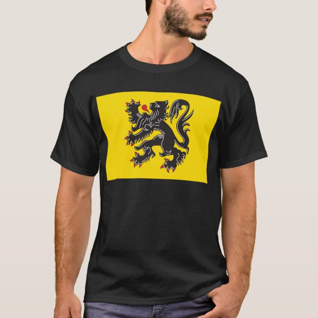 Flandern-Flagge T-Shirt (Vorderseite)