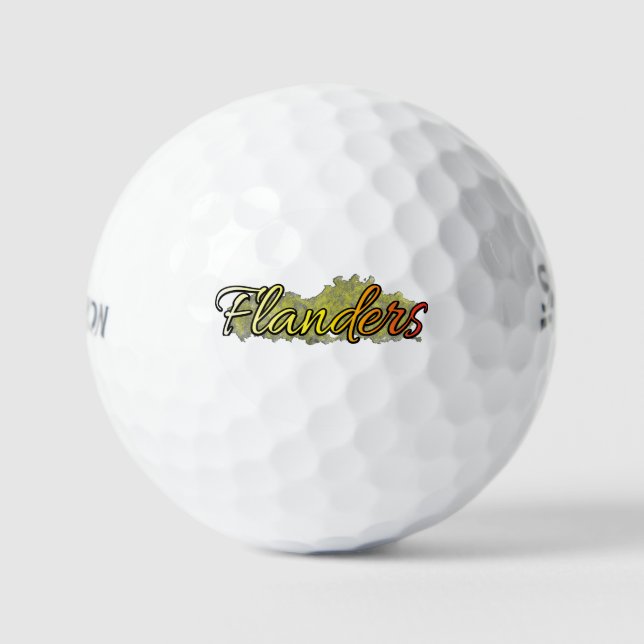 Flandern Golfball (Vorderseite)