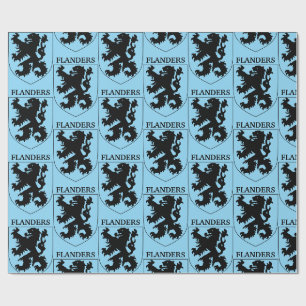 Flandern-Löwe Grafikdesign Kunst Geschenkpapier