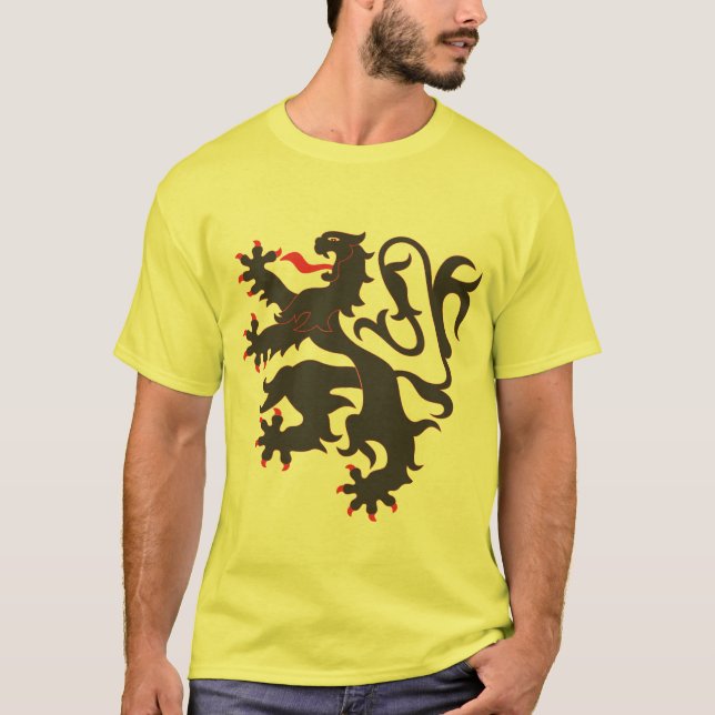 Flandern-Löwe T-Shirt (Vorderseite)