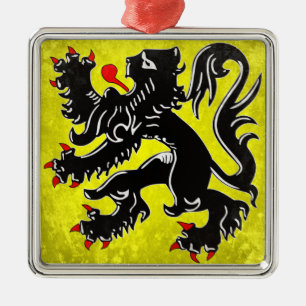 Flandern Ornament Aus Metall