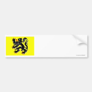 Flandern-Regions-Flagge Autoaufkleber
