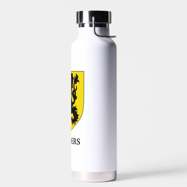 Flandern Wappen Heraldischer Löwe Trinkflasche (Links)