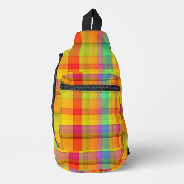 Flanell Crossbody Bag (Vorderseite)