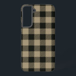 Flanell/Winter-Schachbrett Samsung Galaxy Hülle<br><div class="desc">Flannel Reindeer iPhone Gehäuse</div>