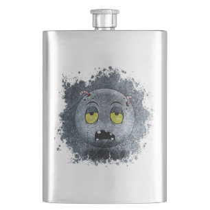 Flanke Zombiemoji Vintage Flachmann